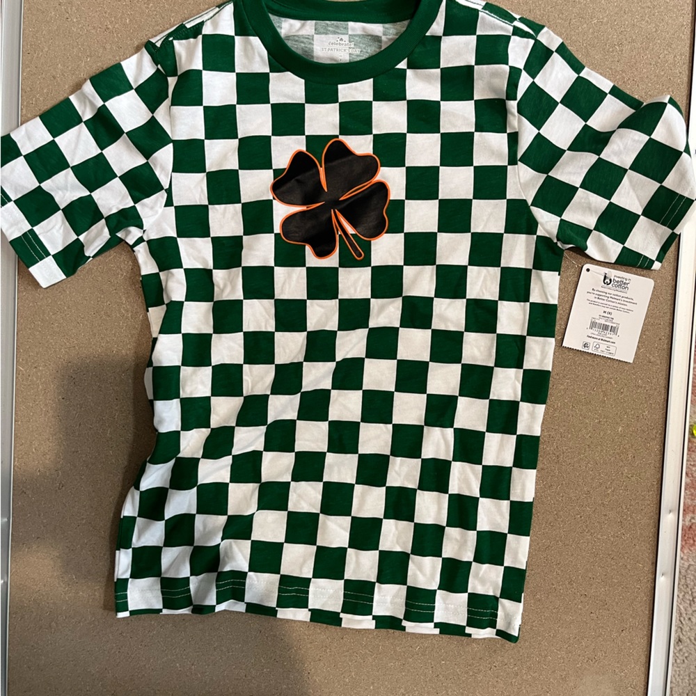 Clover shirt kids sizes 4 - 12